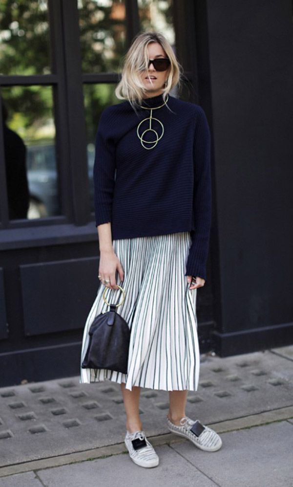 Dicas de Estilo: Saias Plissadas Para Looks Despojados