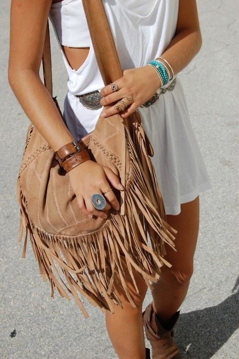 Alerta de tendência: bolsas de franja